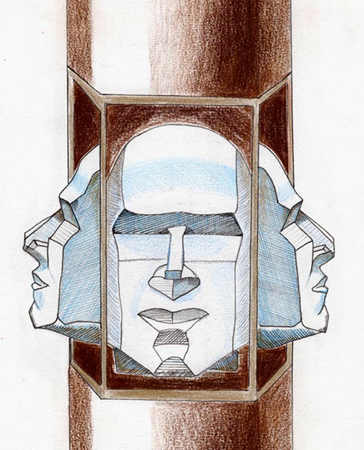 Dessin aux crayons de couleurs